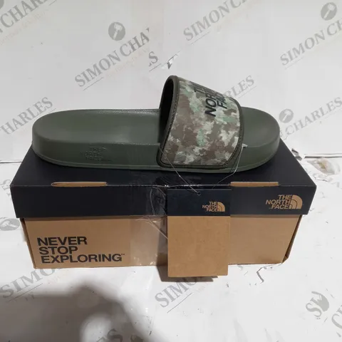 BOXED NORTH FACE CAMO SLIDERS - UK SIZE 8