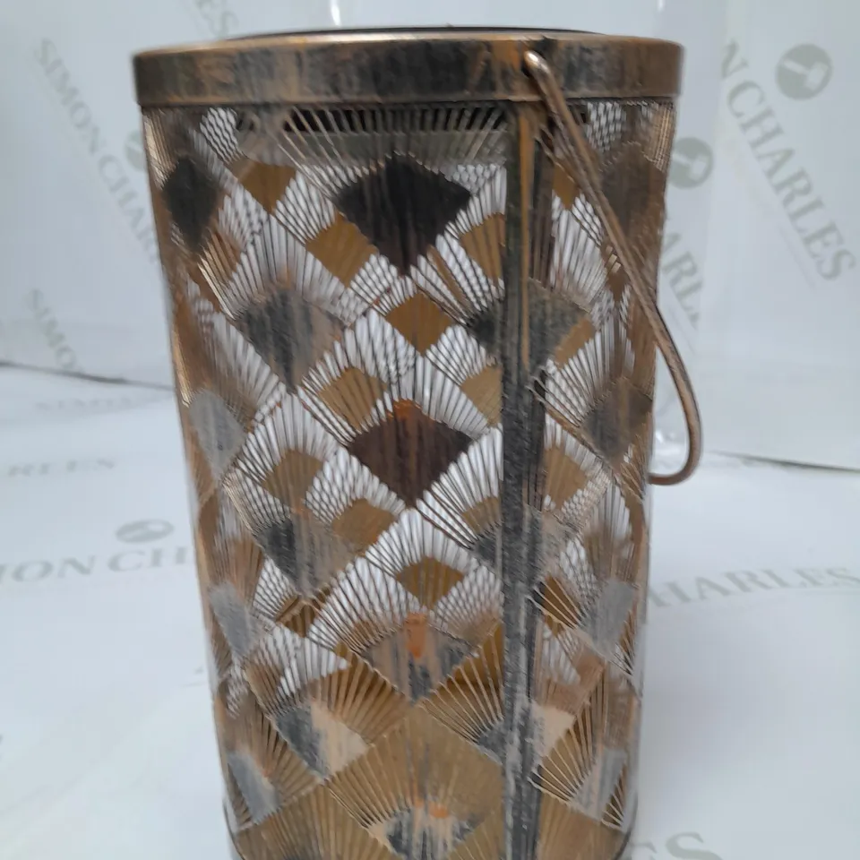 BRASS DETAILED OUTDOOR LANTERN 