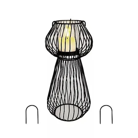 BOXED K BY KELLY HOPPEN WAVY LINE INDOOR CANDLE HOLDER