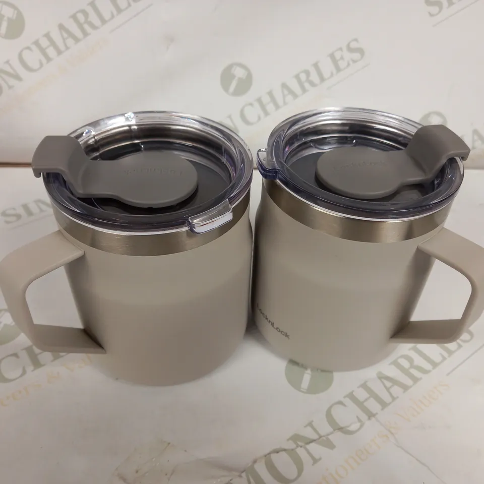 LOCKNLOC 2X INSULATED MUGS