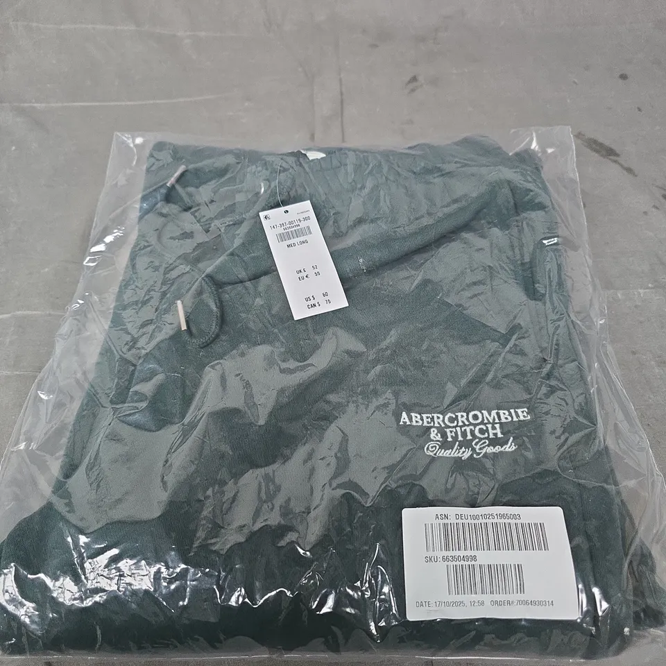 ABERCOMBIE & FITCH GREEN JOGGERS SIZE MEDIUM LONG