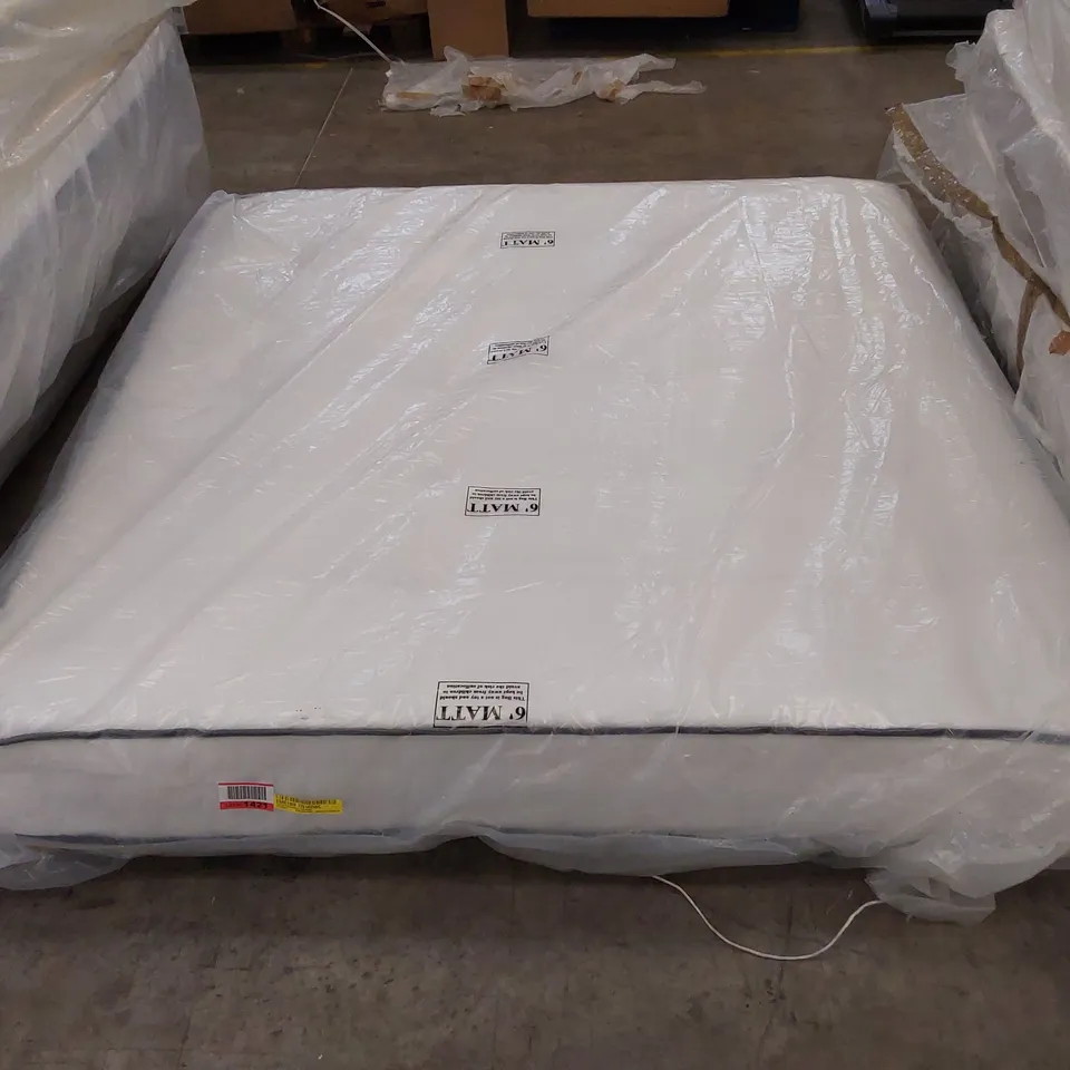 QUALITY BAGGED 6FT SUPERKING COOL BLUE POCKET SPRUNG MEMORY FOAM MEMORY MATTRESS