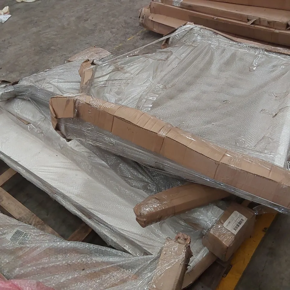 PALLET OF ASSORTED HOMESDIRECT365 FURNITURE PARTS - MAINLY BED PARTS