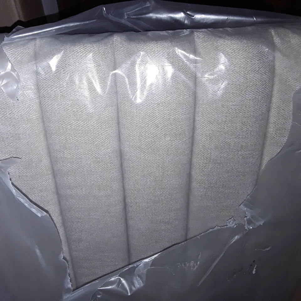 BAGGED 190CM BEIGE FABRIC HEADBOARD