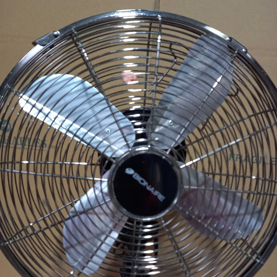 BIONAIRE SILVER FLOOR FAN