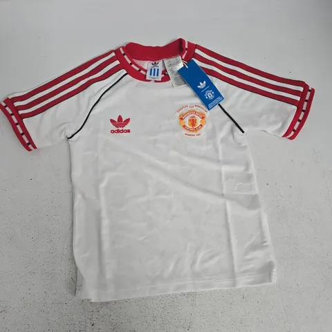 ADIDAS MANCHESTER UNITED YOUTH AWAY JERSEY - UK 7/8 YRS