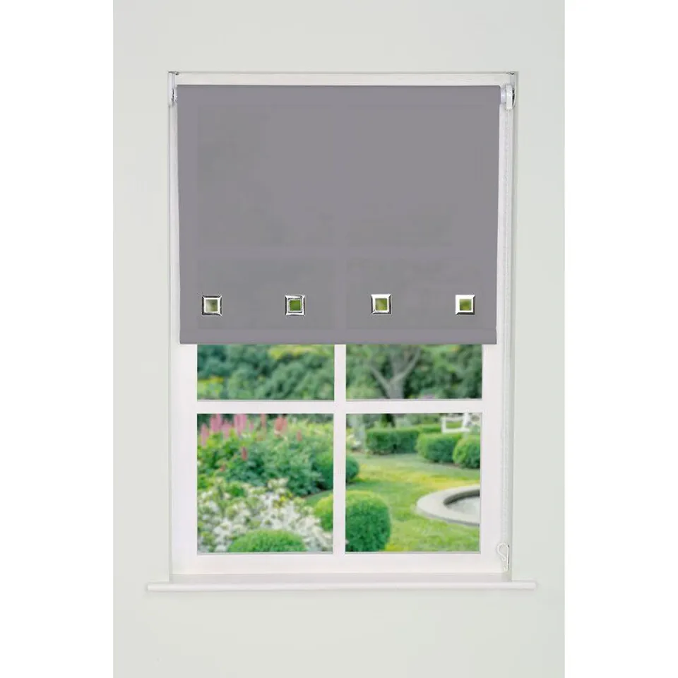 SHEER ROLLER BLIND FINISH GREY 165CM