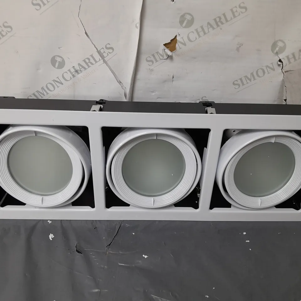 6 BOXED EMCOLITE CDML3W 3 HEAD DOWNLIGHTS - COLLECTION ONLY