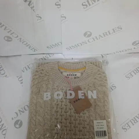 BAGGED MINI BODEN KNITTED JUMPER SIZE 9-10 YEARS