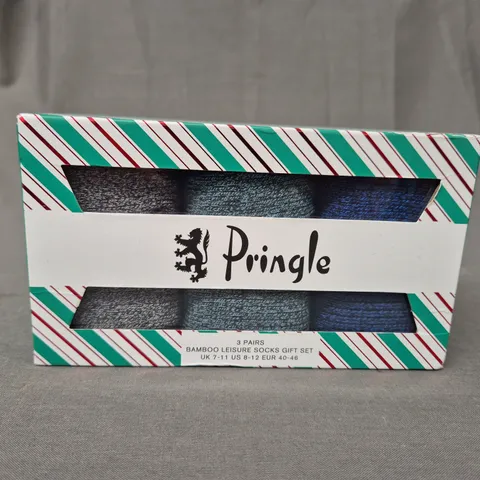 BOXED PRINGLES SOCK GIFT SET - X3 - UK SIZE 7-11