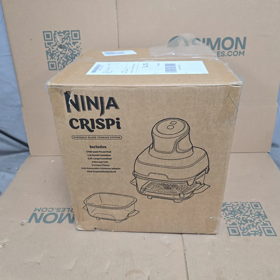 NINJA CRISPI 4-IN-1 PORTABLE GLASS AIR FRYER