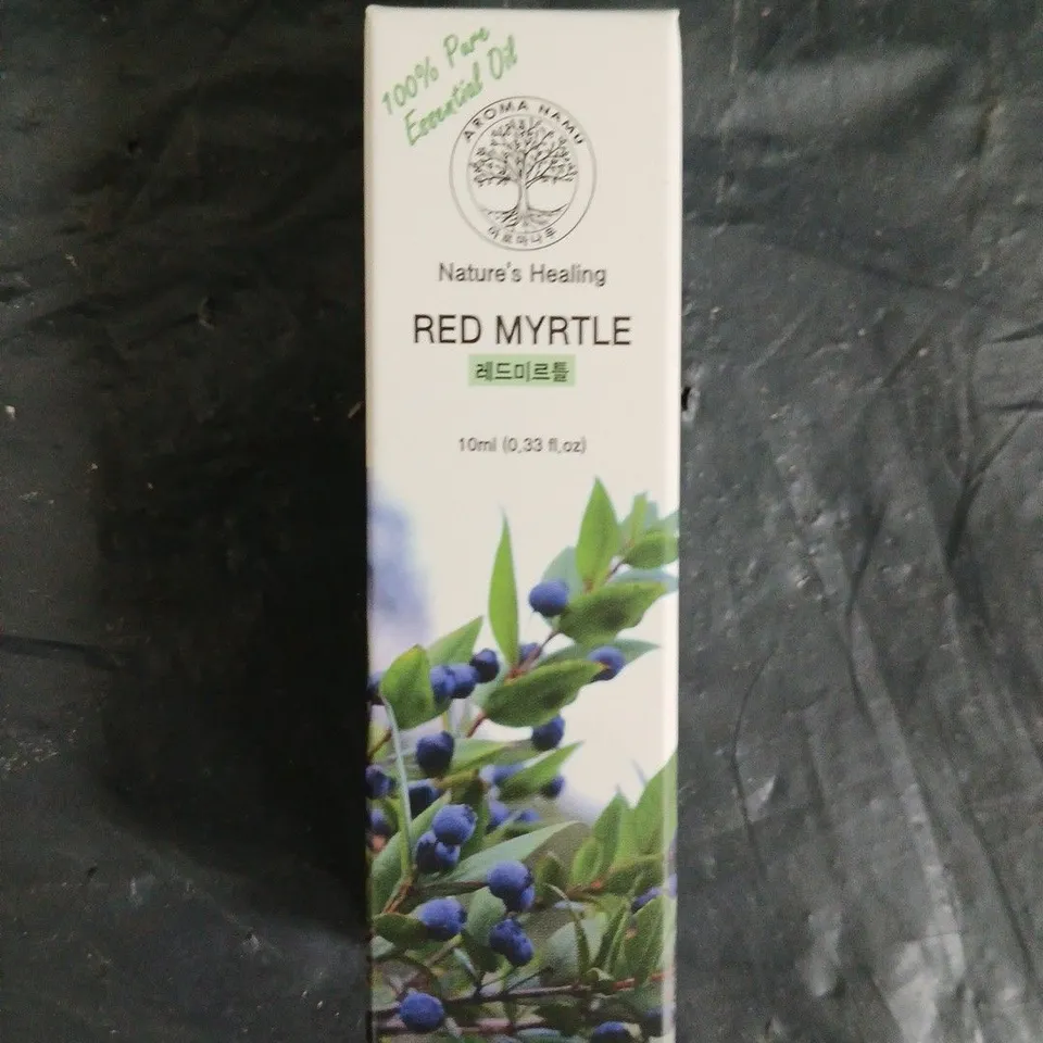 APPROXIMATELY 54 PCS AROMA NAMU RED MYRTLE ESSENTIAL OIL 10ML – 100% ORGANIC (MADE IN KOREA)