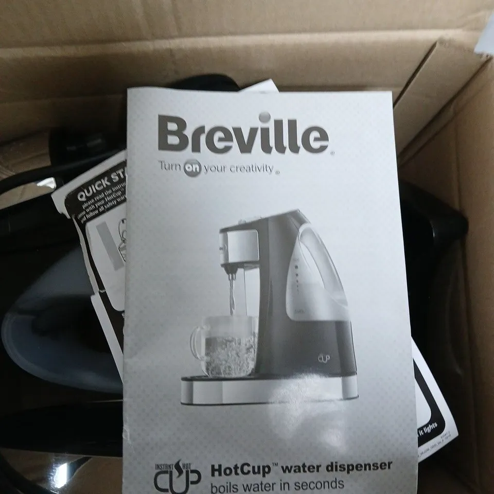 BREVILLE HOTCUP WATER DISPENSER – BOXED WITH QUICK START GUIDE