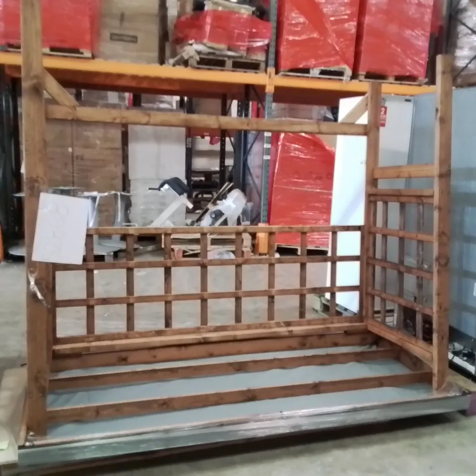 FIGUERO WOODEN ARBOUR CUSHION GREY