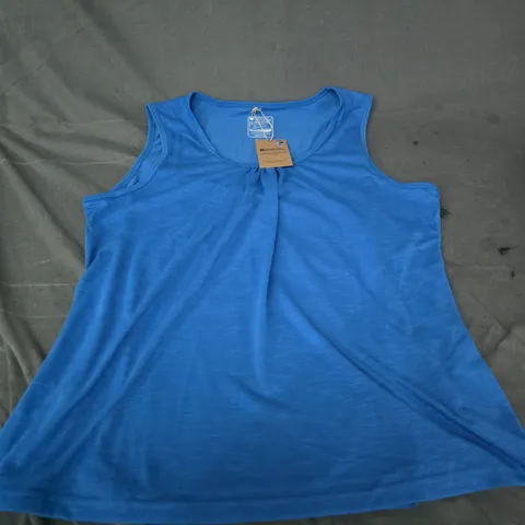 MOUNTAIN WAREHOUSE ISOCOOL WOMEN'S VEST TOP – BRIGHT BLUE, UK 18 (EU 46, US 14)