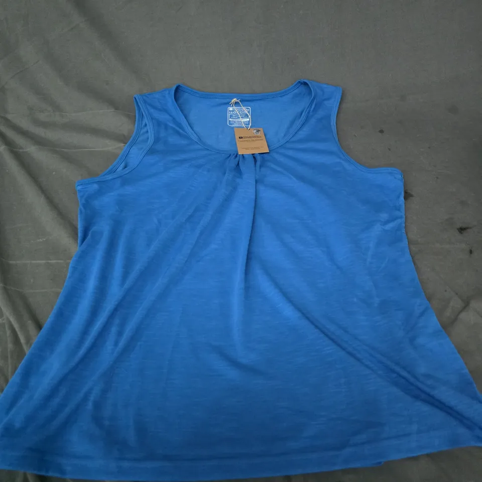 MOUNTAIN WAREHOUSE ISOCOOL WOMEN'S VEST TOP – BRIGHT BLUE, UK 18 (EU 46, US 14)