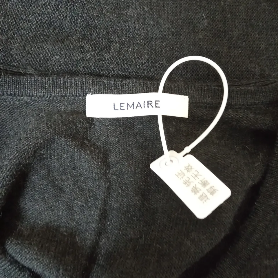 LEMAIRE BLACK CARDIGAN - MEDIUM