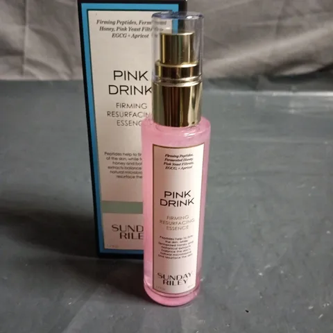 SUNDAY RILEY PINK DRINK FIRMING RESURFACING ESSENCE – BOXED 50ML