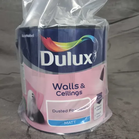 DULUX WALLS & CEILINGS MATT PAINT - DUSTED FONDANT - 2.5L