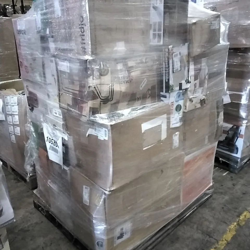 PALLET OF APPROXIMATELY 46 UNPROCESSED RAW RETURN HOUSEHOLD AND ELECTRICAL GOODS TO INCLUDE;