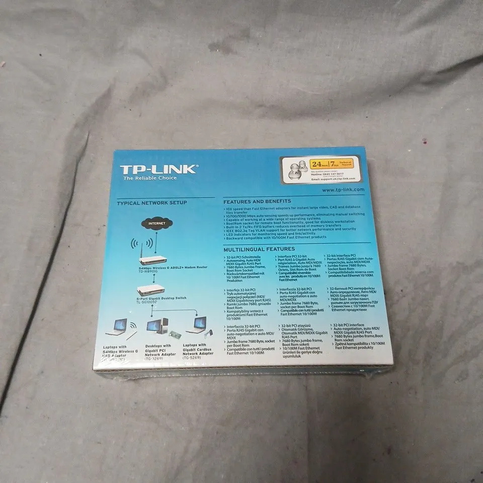 TP-LINK GIGABIT PCI NETWORK ADAPTER TG-3269