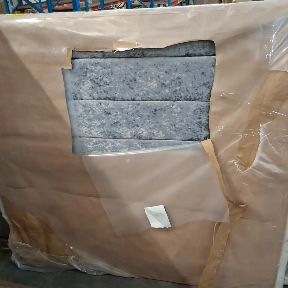 PATTERNED GREY HEADBOARD - APPROXIMATELY 155CM 