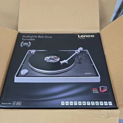 LENCO AUDIOPHILE BELT DRIVE TURNTABLE L-455BK