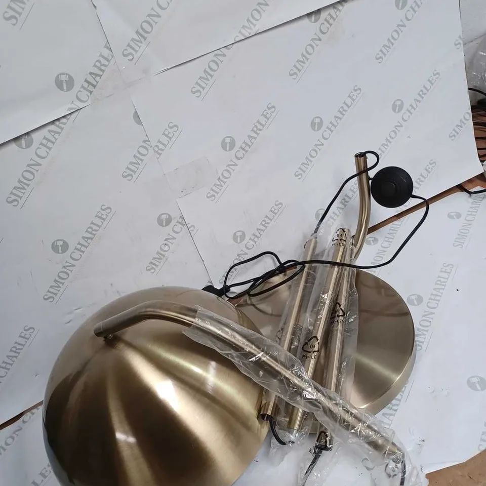 JOHN LEWIS DOME FLOOR LAMP BRASS FINISH