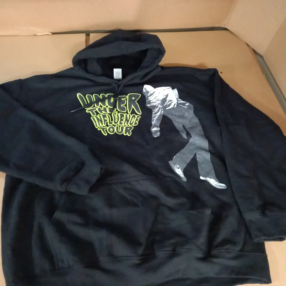 UNDER THE INFLUENCE TOUR BLACK HOODIE - XL