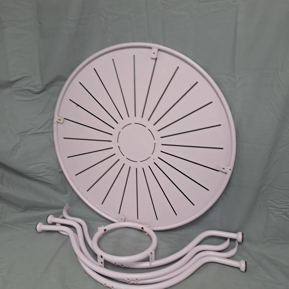 ROUND PINK TABLE - COLLECTION ONLY 