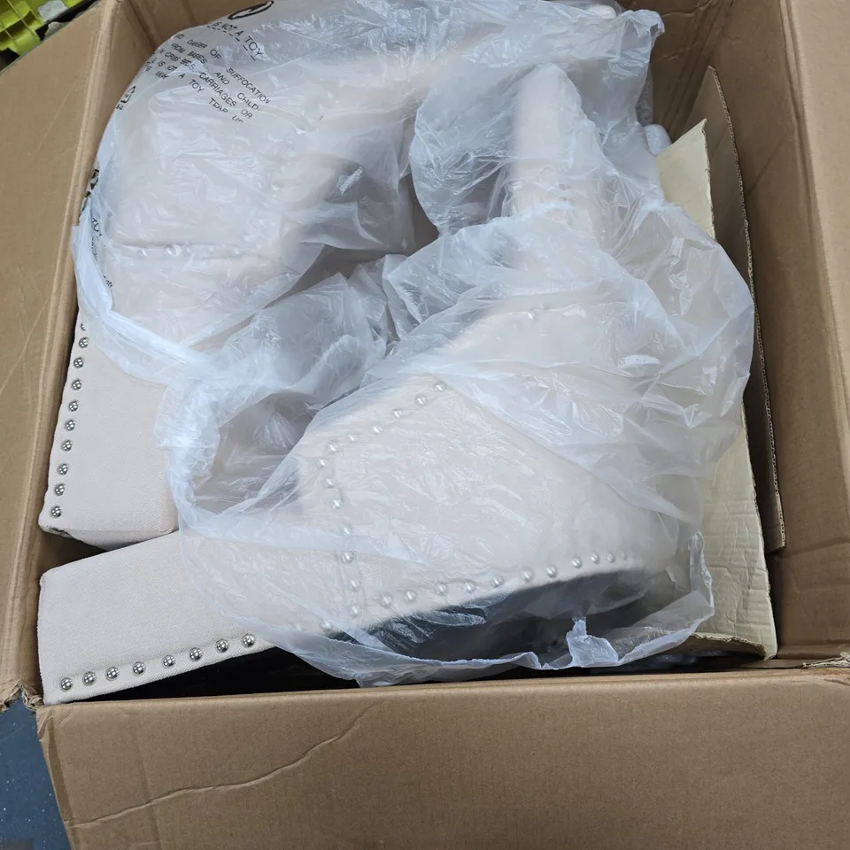 BOXED WARWICK BAR STOOL IN CREAM - COLLECTION ONLY RRP £299.99