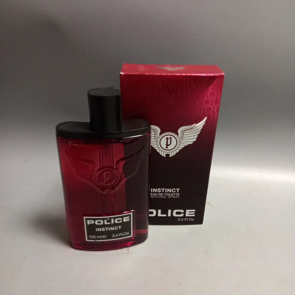 BOXED POLICE MENS INSTINCT EAU DE TOILETTE SPRAY 100ML