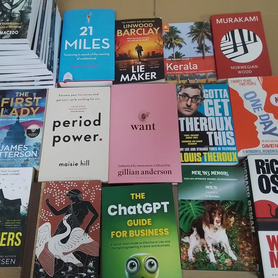 LARGE QUANTITY OF ASSORTED BOOKS TO INCLUDE AQA CHEMISTRY,  JEFFREY ARCHER AND DANIELLE STEEL