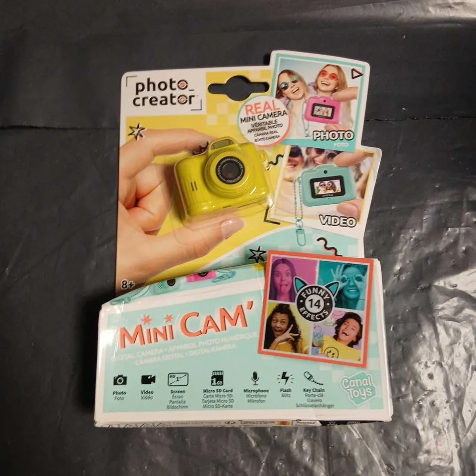 CANAL TOYS MINI CAM PHOTO CREATOR TOY CAMERA – YELLOW