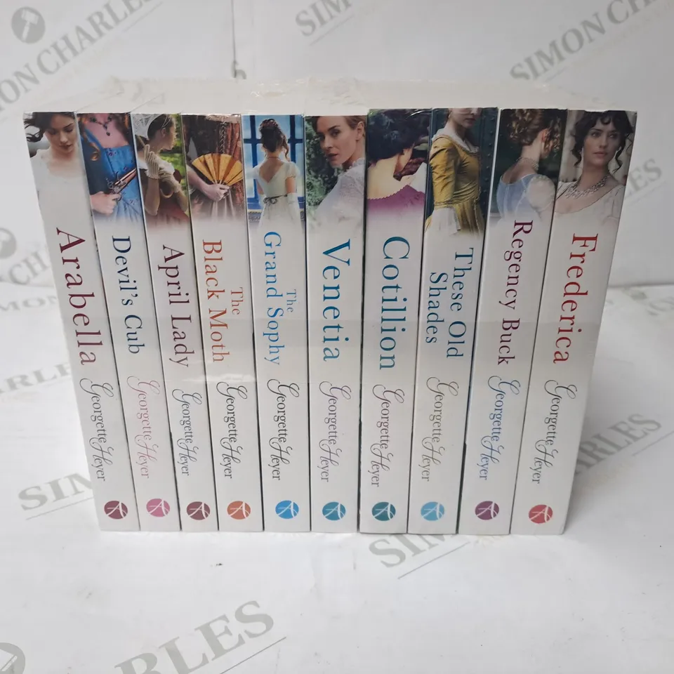 SEALED GEORGETTE HEYER 10-BOOK SET