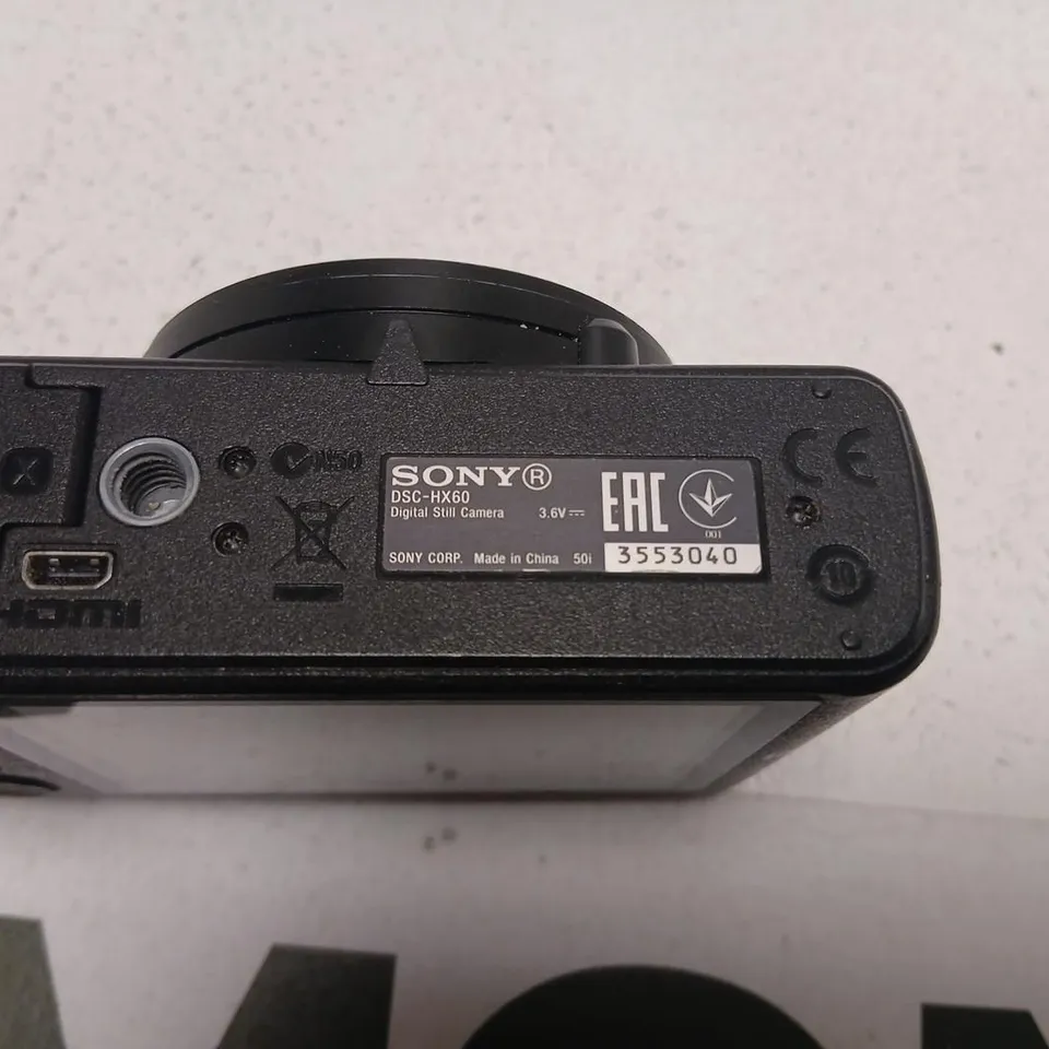 SONY CYBER-SHOT DSC-HX60 DIGITAL STILL CAMERA
