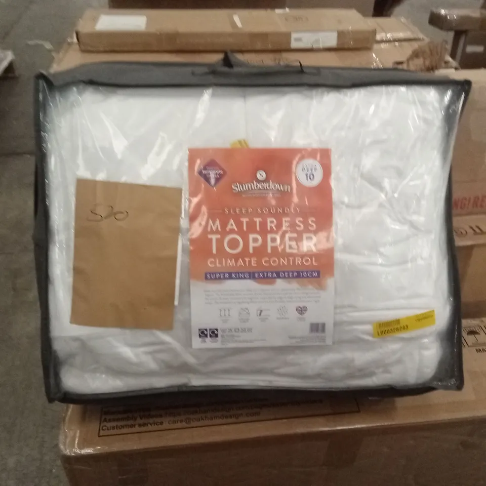 BAGGED SLUMBERDOWN MATTRESS TOPPER - SUPERKING