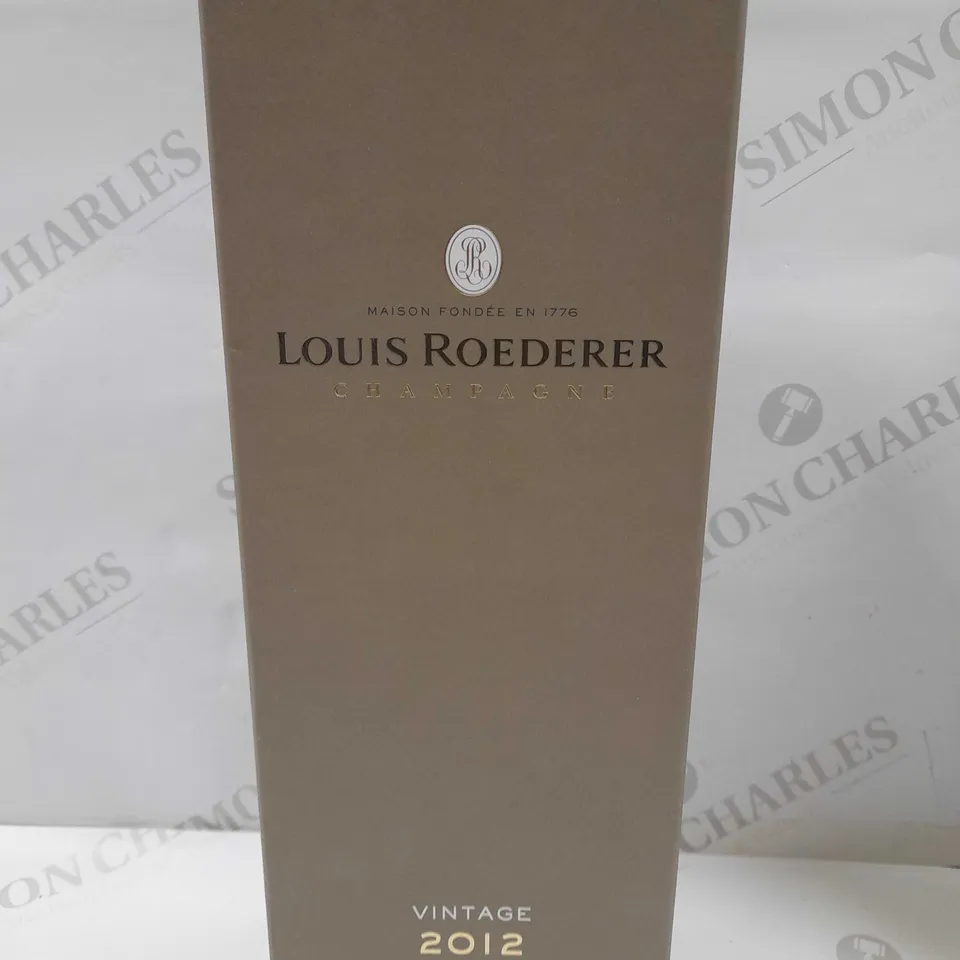 BOXED LOUIS ROEDERER VINTAGE 2012 CHAMPAGNE 750ML