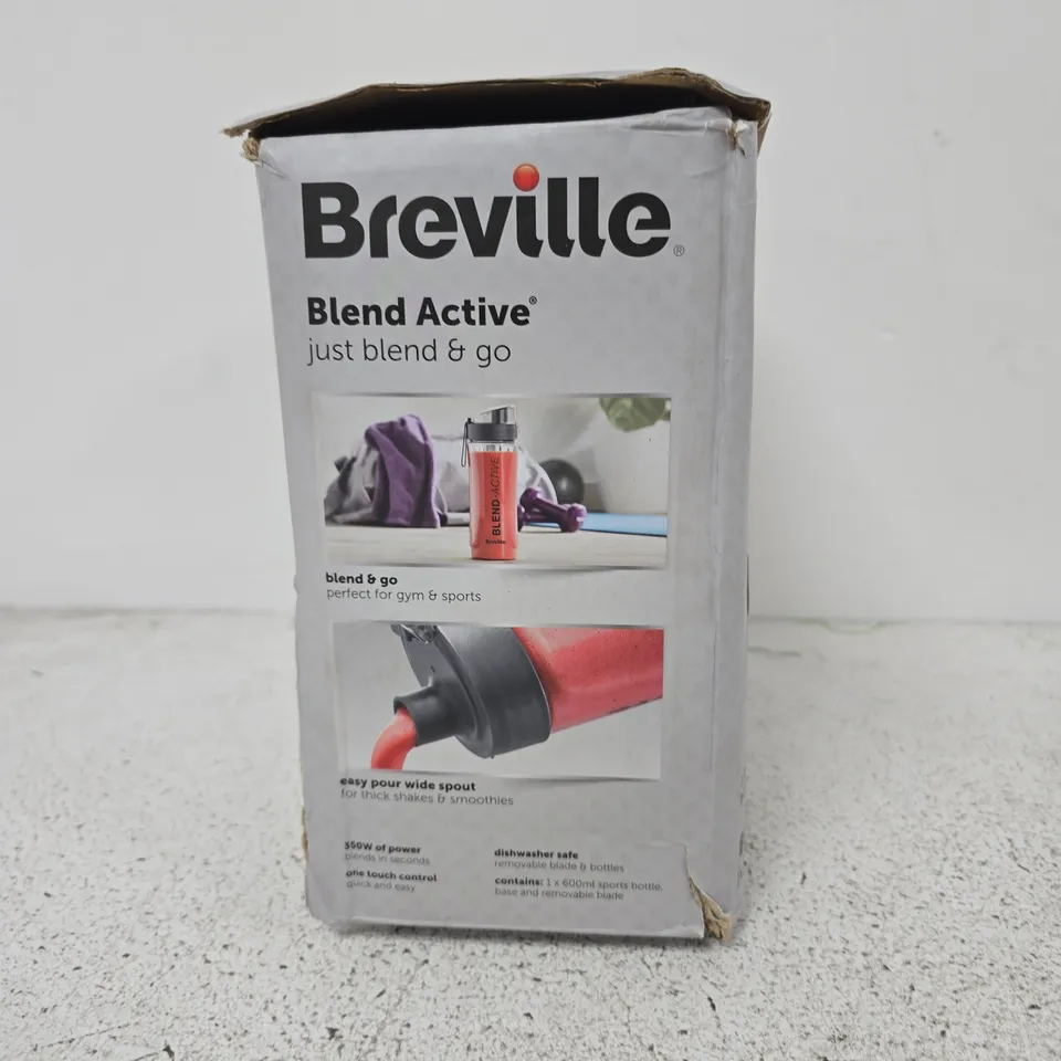 BREVILLE BLEND ACTIVE BLENDER – BOXED (BLACK)