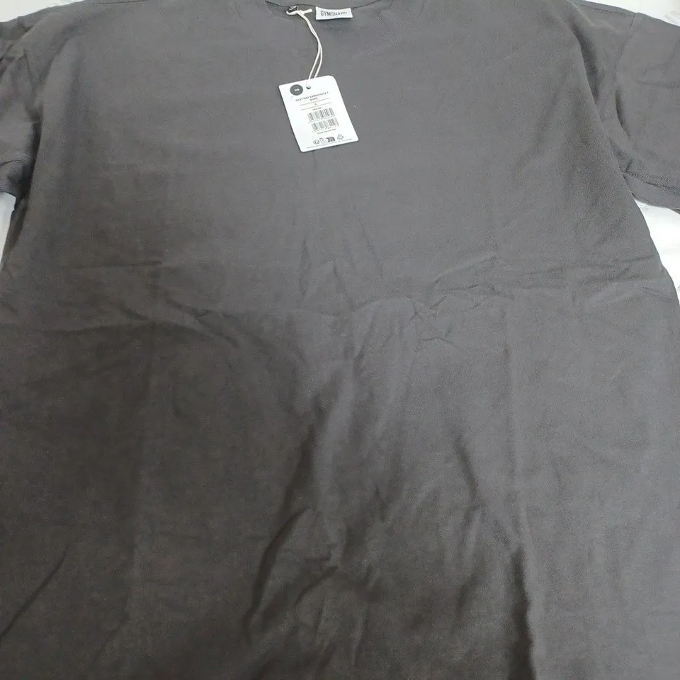 GYMSHARK REST DAY DARK GREY T-SHIRT - MEDIUM