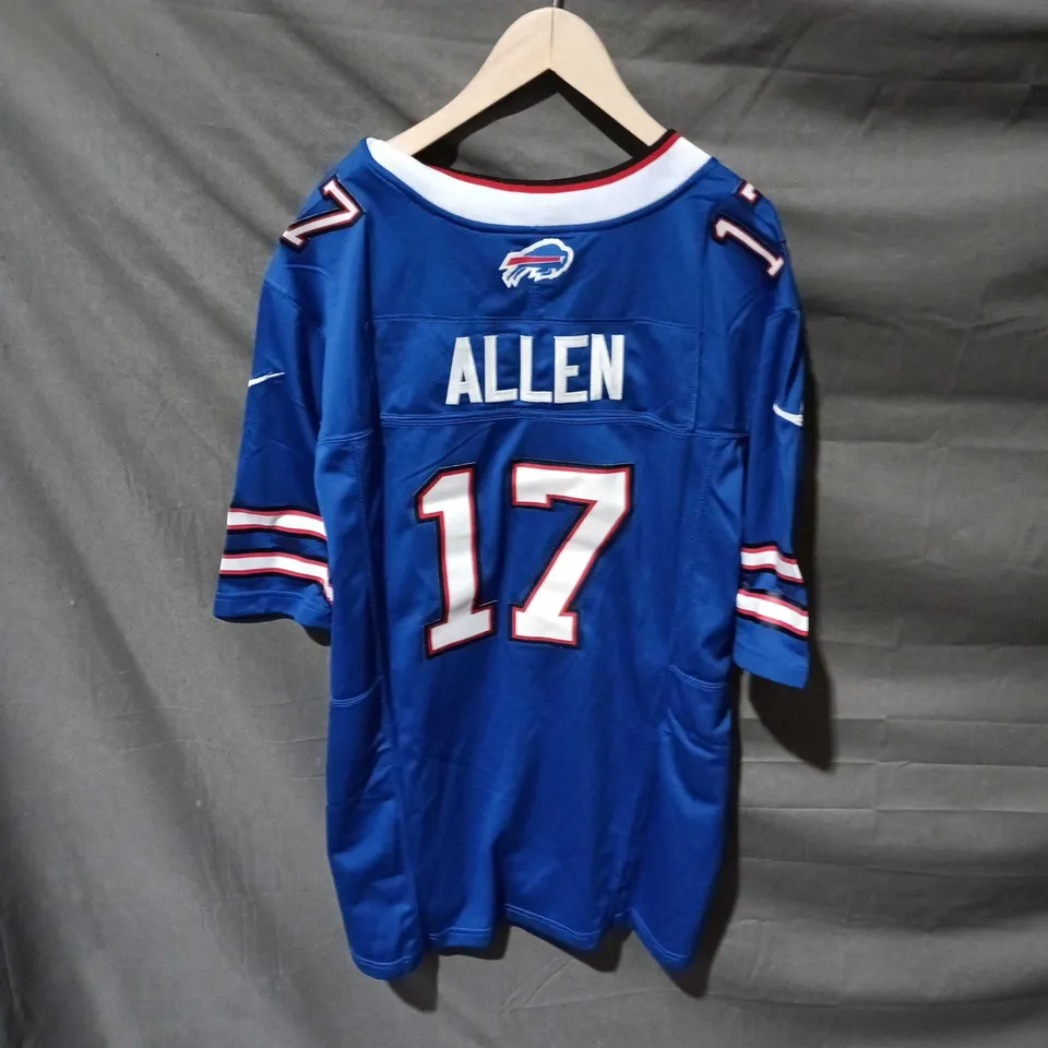 BUFFALO BILLS NFL JERSEY – ALLEN 17, NIKE DRI-FIT 
