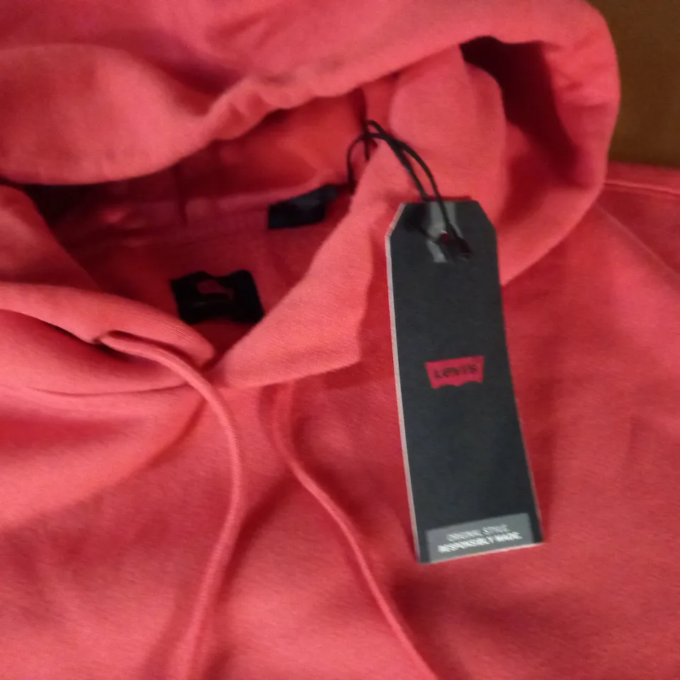 LEVIS ORANGE HOODIE - L/G