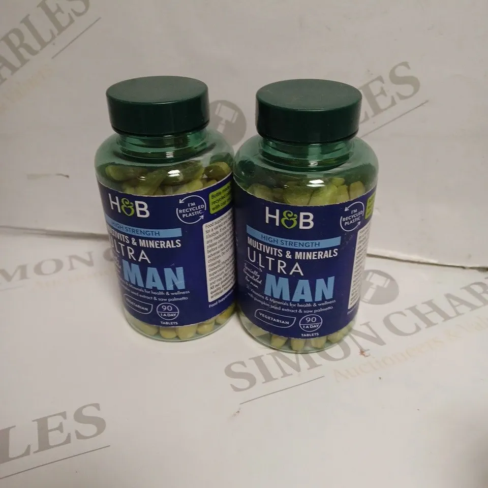 2 X H&B HIGH STRENGTH ULTRA MAN MULTI VITAMINS 
