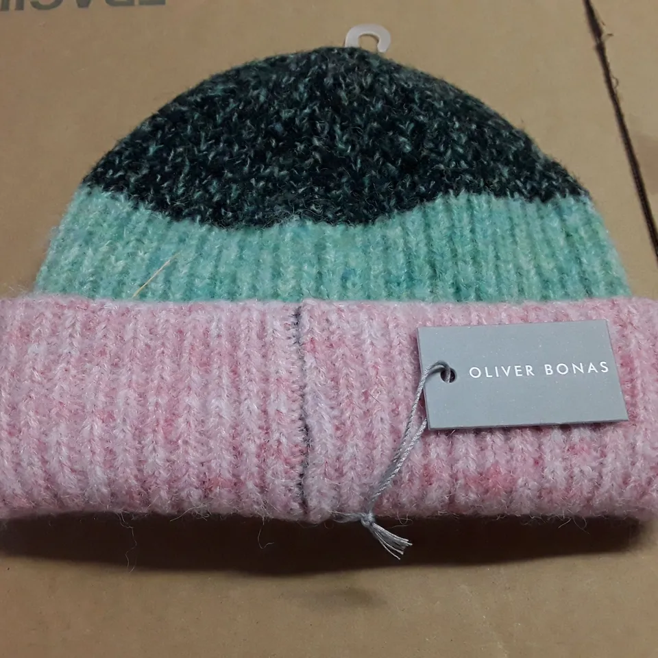OLIVER BONAS BLOCK BEANIE