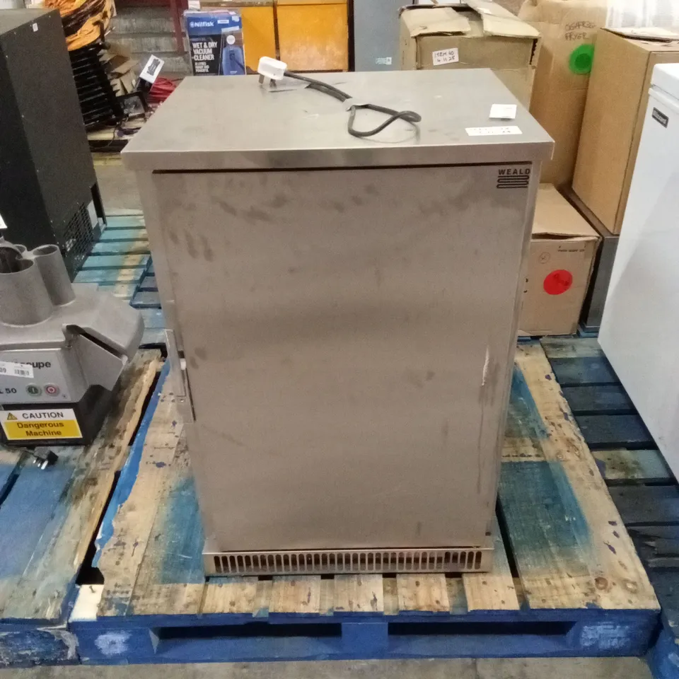 WEALD WM41HS/S UNDERCOUNTER BOTTLE COOLER FRIDGE