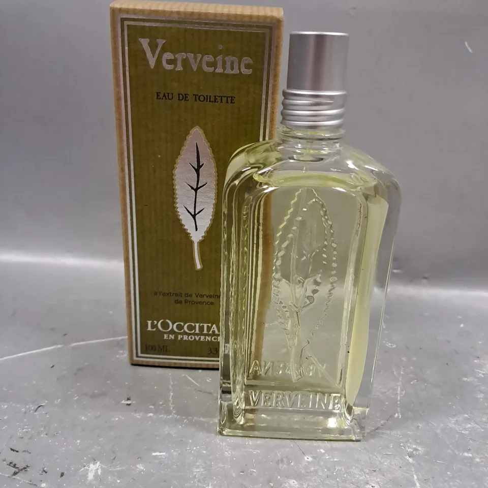 BOXED L'OCCITANE VERVEINE EAU DE TOILETTE 100ML