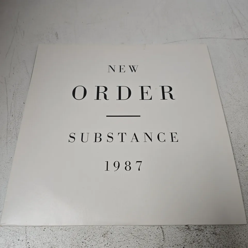 NEW ORDER SUBSTANCE VINYL 