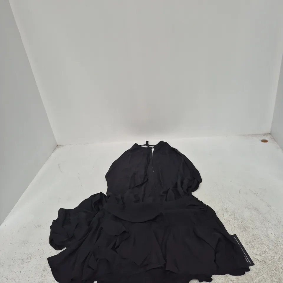 WHITE FOX BAD THINGS HALTER MINI DRESS – BLACK – UK SIZE S