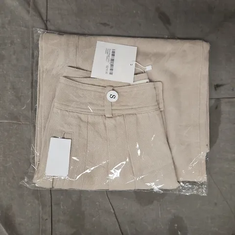 BAGGED EMIN PAUL STONE BAGGY COTTON TROUSERS SIZE SMALL