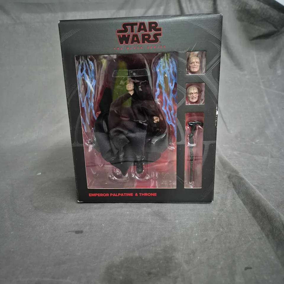 STAR WARS THE BLACK SERIES EMPEROR PALPATINE & THRONE – BOXED ACTION FIGURE